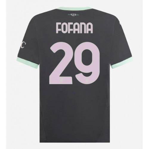 Pánský Fotbalový dres AC Milan Youssouf Fofana #29 2024-25 Třetí Krátký Rukáv